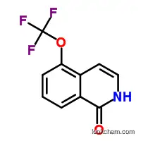 Molecular Structure of 630423-20-0 (5-(Trifluoromethoxy)isoquinolin-1(2H)-one)